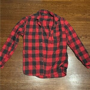 The Hundreds Public Label Flannel Shirt Mens Medium